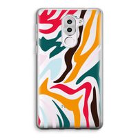 Colored Zebra: Honor 6X Transparant Hoesje