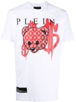 Philipp Plein t-shirt en coton à logo imprimé - Blanc