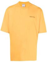 Marcelo Burlon County of Milan TEMPERA CROSS OVER T-SHIRT OCHER YELLOW - Jaune