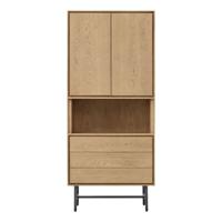 Haluta - Opbergkast Belvio - 85x42x195 - Naturel Haluta - Opbergkast Belvio - 85x42x195 - Naturel