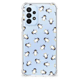 Doorzichtige Silicone Hoesje voor Samsung Galaxy A23 Pinguïn