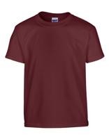 Gildan G5000K Heavy Cotton™ Youth T-Shirt - Maroon - S (164)