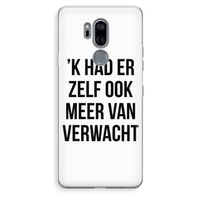 Meer verwacht: LG G7 Thinq Transparant Hoesje
