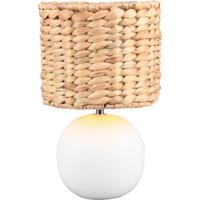 LED Tafellamp - Trion Nina - E27 Fitting - 1 lichtpunt - Wit - Keramiek