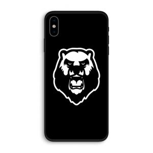 Angry Bear (black): iPhone X Biologisch afbreekbaar hoesje