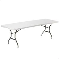 Vouwtafel Lifetime Wit 245 x 74 x 76 cm Staal