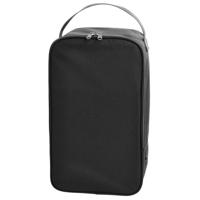 Schoenentas / reis opbergtas - 12 liter - 38 x 21 x 15 cm - zwart - sportschoenen opbergen