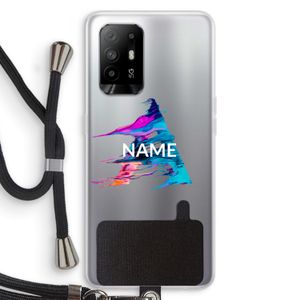 Abstract Spectrum: Oppo A95 5G Transparant Hoesje met koord
