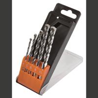 AVIT AV08010 Carbide Steen-spiraalboorset 5-delig 4 mm, 5 mm, 6 mm, 8 mm, 10 mm Cilinderschacht 1 set(s)