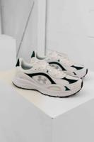 Under Armour Tech Runner Sneakers Heren Wit/Groen - Maat 42.5 - Kleur: WitGroen | Soccerfanshop