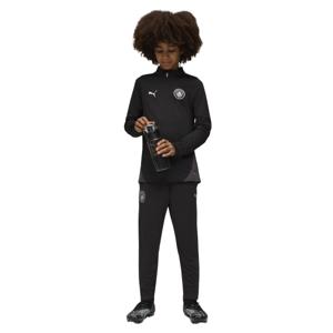 PUMA Manchester City Trainingspak 1/4-Zip 2025-2026 Kids Zwart Zilver