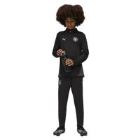 PUMA Manchester City Trainingspak 1/4-Zip 2025-2026 Kids Zwart Zilver