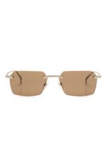 Dunhill lunettes de soleil à monture rectangulaire - Or