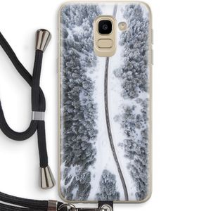 Snøfall: Samsung Galaxy J6 (2018) Transparant Hoesje met koord