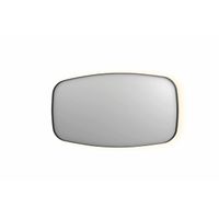 INK SP30 spiegel - 160x4x80cm contour in stalen kader incl indir LED - verwarming - color changing - dimbaar en schakelaar - mat zwart 8409780