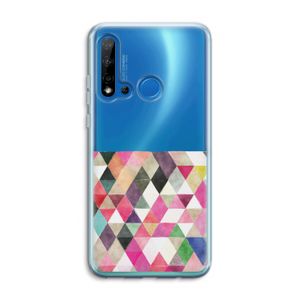 Gekleurde driehoekjes: Huawei P20 Lite (2019) Transparant Hoesje