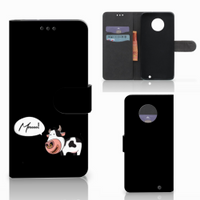 Motorola Moto G6 Plus Leuk Hoesje Cow - thumbnail