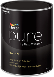 flexa pure lak mat wit 0.5 ltr