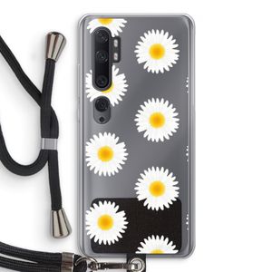 Margrietjes: Xiaomi Mi Note 10 Pro Transparant Hoesje met koord