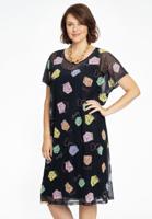 Yoek Jurk wide BEAUTY | Zwart | Maat 46/48