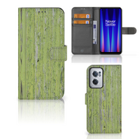 OnePlus Nord CE 2 Book Style Case Green Wood