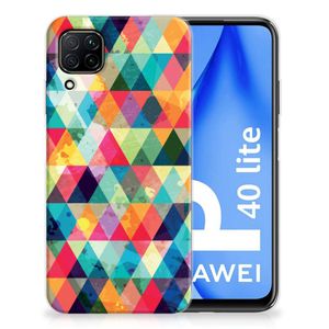 Huawei P40 Lite TPU bumper Geruit