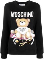 Moschino sweat à imprimé ourson - Noir