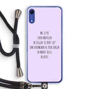 Relatief: Honor Play 8A Transparant Hoesje met koord