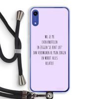 Relatief: Honor Play 8A Transparant Hoesje met koord