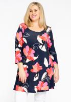 Yoek Tuniek wide bottom LILY | Blauw | Maat 46/48