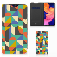 Samsung Galaxy A10 Hoesje met Magneet Funky Retro