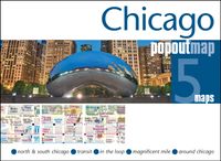 Stadsplattegrond Popout Map Chicago | Compass Maps - thumbnail