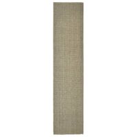 vidaXL Sisalmat voor krabpaal 80x350 cm taupe