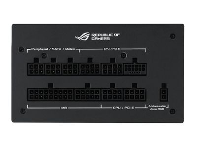 ASUS ROG STRIX 1200W Gold Aura Edition power supply unit 20+4 pin ATX ATX Zwart