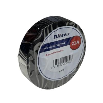 U-rope Nitto Plastic Tape 19 Mm X 20 M Zwart Default