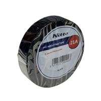 U-rope Nitto Plastic Tape 19 Mm X 20 M Zwart Default