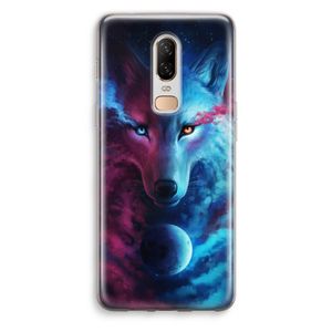 Where Light And Dark Meet: OnePlus 6 Transparant Hoesje
