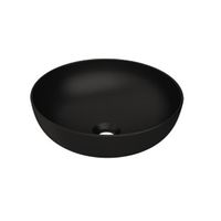 Plieger Round waskom - 38x38x13.6cm - mat zwart 0271120 - thumbnail