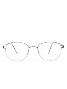 Lindberg lunettes de vue Robin K25 à monture ronde - Marron