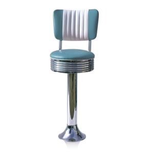 Bar stool BS-27 CB Blue-Hout