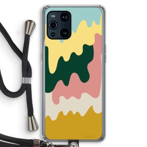 Baar B: Oppo Find X3 Transparant Hoesje met koord