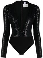 Atu Body Couture body à sequins brodés - Noir