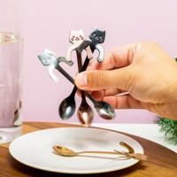 Kat Theelepels (set van 4)