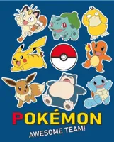 Pokemon fleece deken awesome blauw - 130 x 160 cm