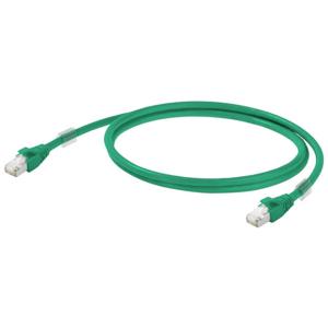 Weidmüller 1251590400 RJ45 Netwerkkabel, patchkabel CAT 6A S/FTP 40.00 m Groen Vlambestendig 1 stuk(s)