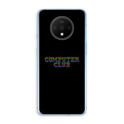 Retro: OnePlus 7T Transparant Hoesje