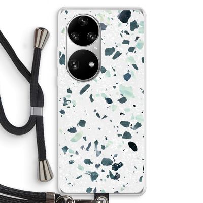 Terrazzo N°2: Huawei P50 Pro Transparant Hoesje met koord
