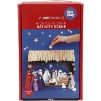 Creativ Company Houten kerststal knutselset