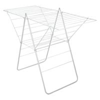 Metaltex rotterdam droogrek 25 m drooglijn 134x58x98 cm wit