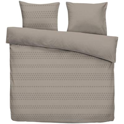 Leen Bakker - Dekbedovertrek Maysa - 240x220 Cm - Polyester - Beige